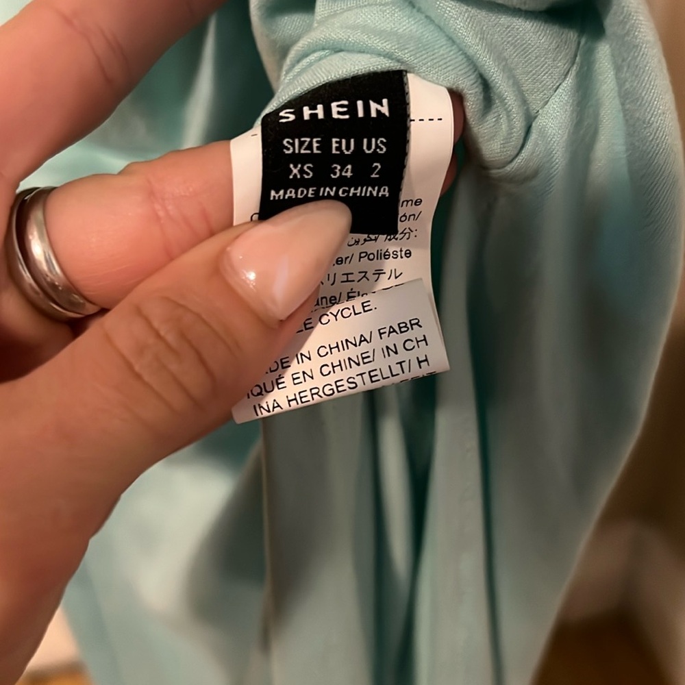 SHEIN | Women’s Size XS Sleeveless Light Blue Maxi Dress - Picture 2 of 8